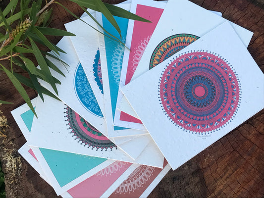 Magical Mandala bundle - 10 Plantable Cards (the big one)