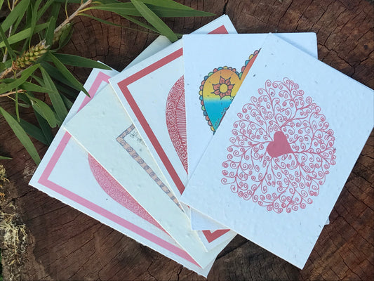 Love Bundle - 5 Plantable Seeded Cards