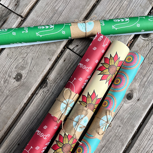 100% Recycled Wrapping Paper